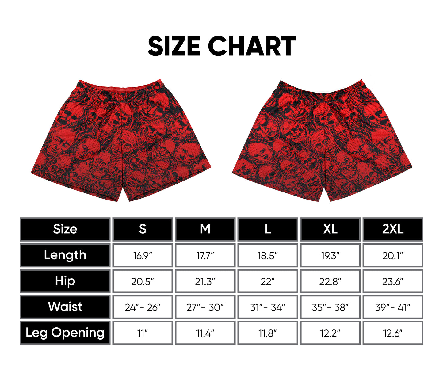 Red Eclipse Shorts